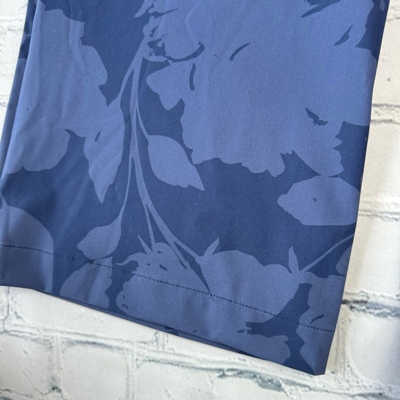 NWT Spanx Sunshine Kick Flare pants size L color floret navy blue - Picture 7 of 14